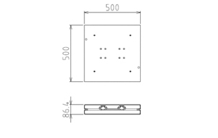 Size of IRT100 goods